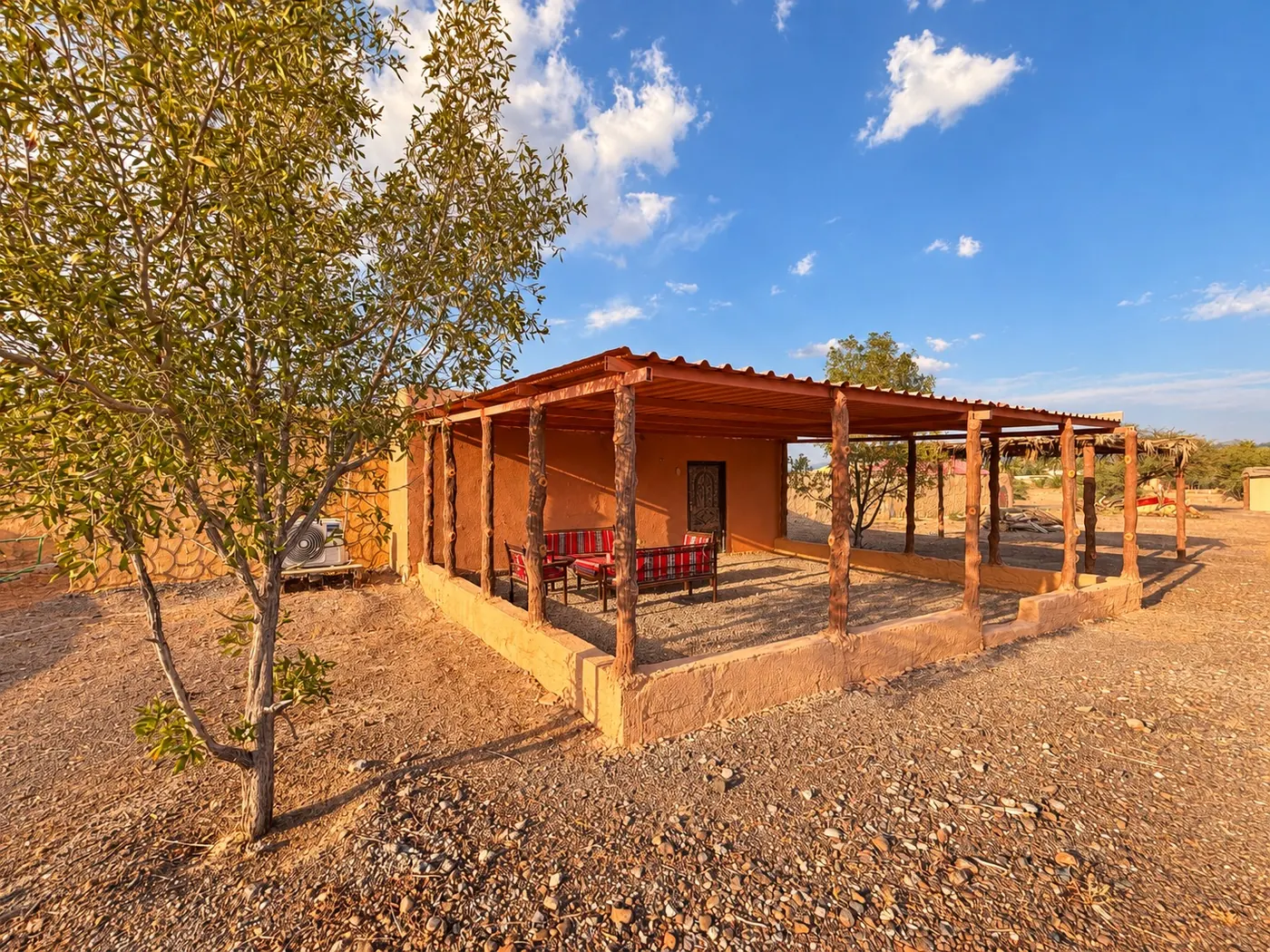 The Big Family Bungalow and its covered terrace
