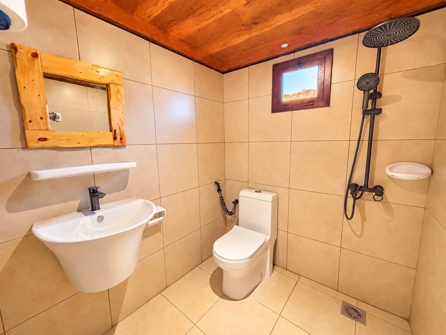The shower room in the second room