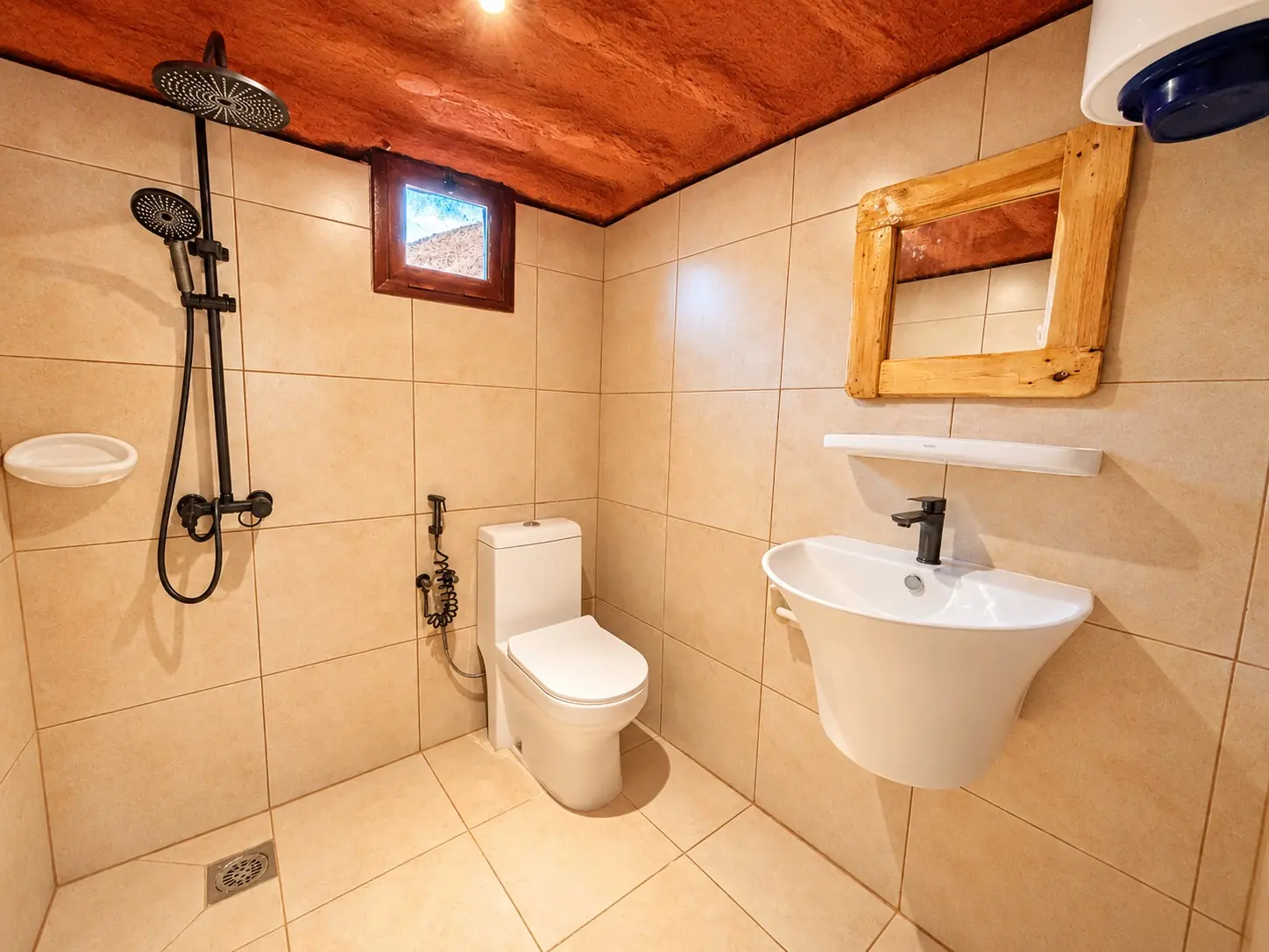 A private shower room