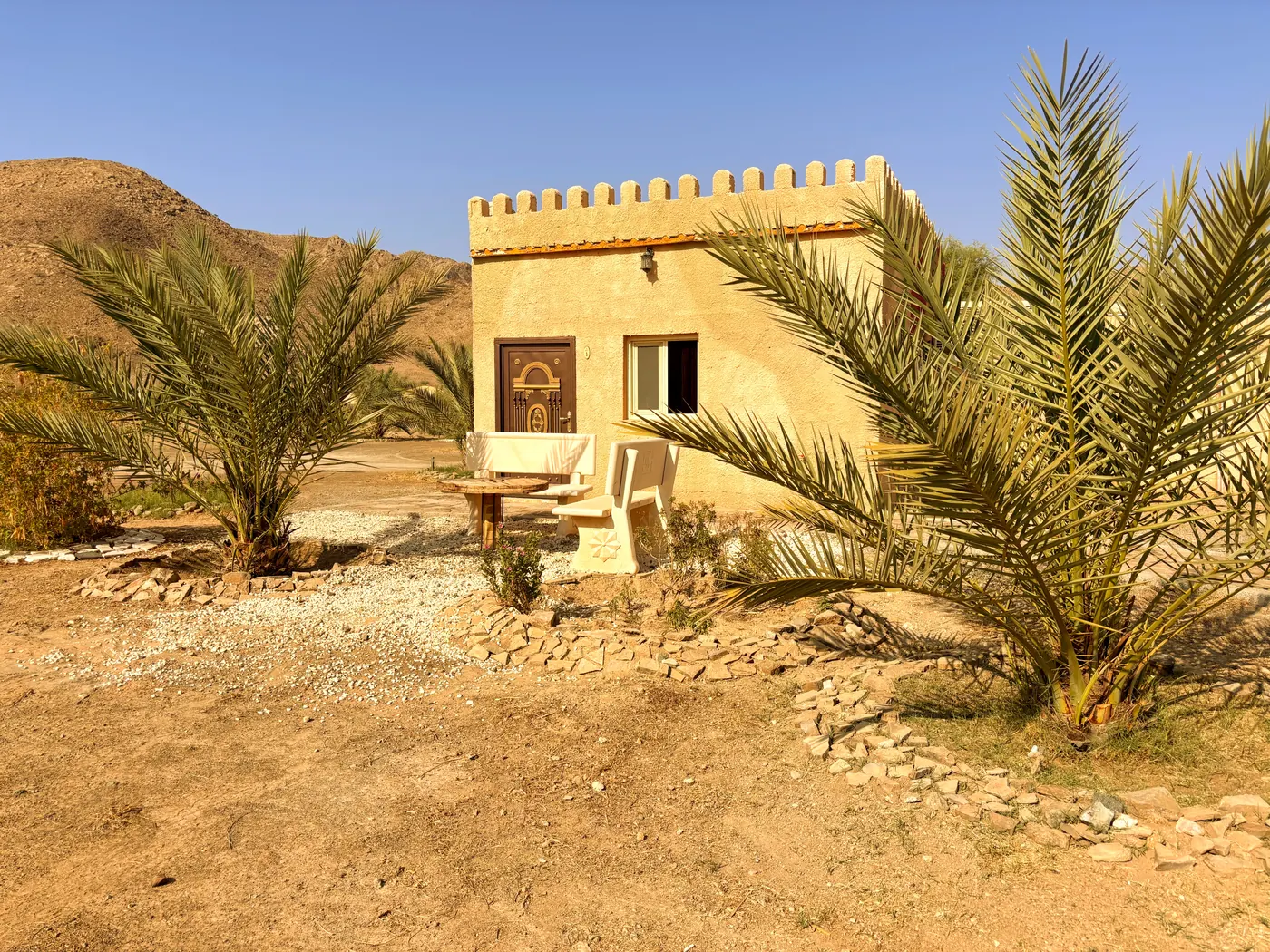 A Family Bungalow among the palms