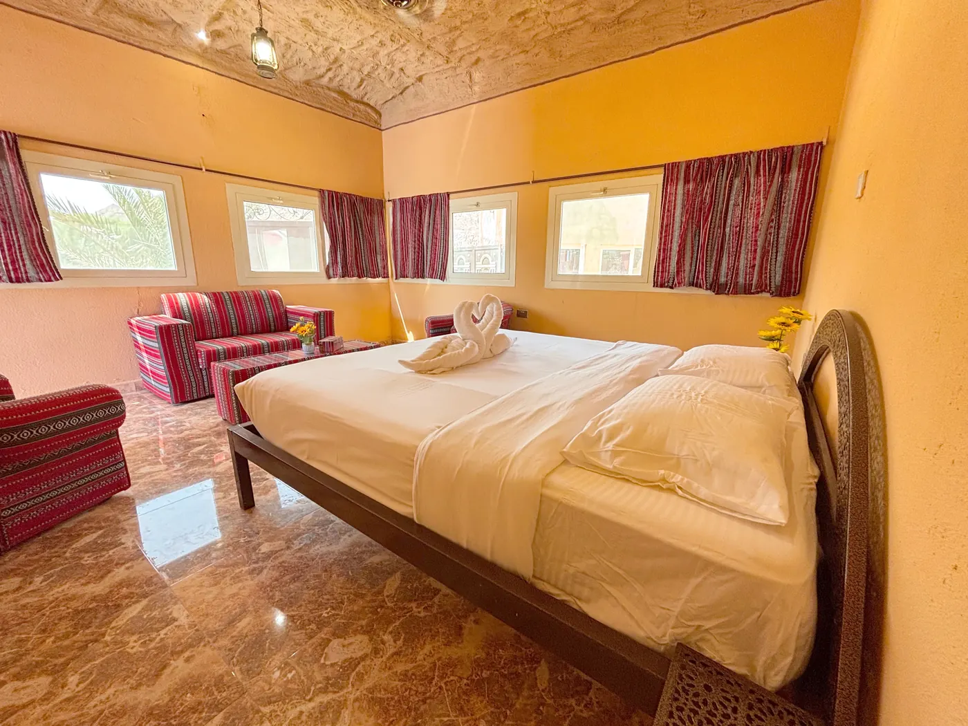 Bedroom and sitting area
